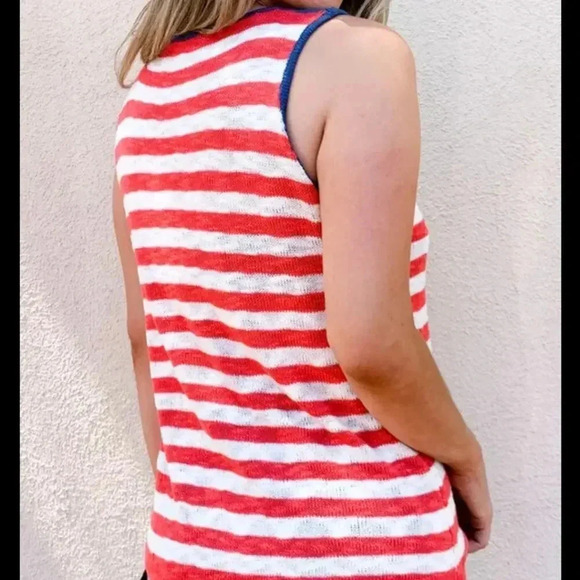 Gap Striped Tank Top - Large - Picture 1 of 4